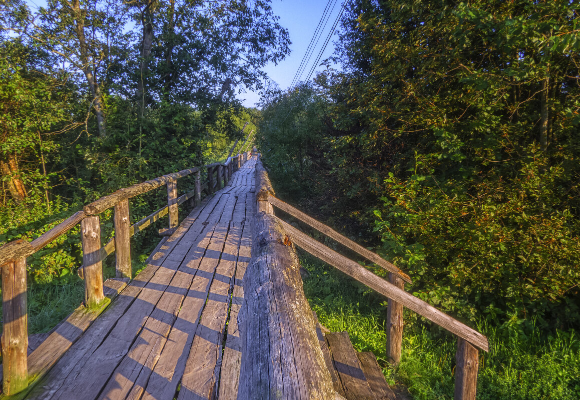 г.Киржач. Пешеходный мост - Сергей Цветков г.Киржач. Пешеходный мост - Сергей Цветков