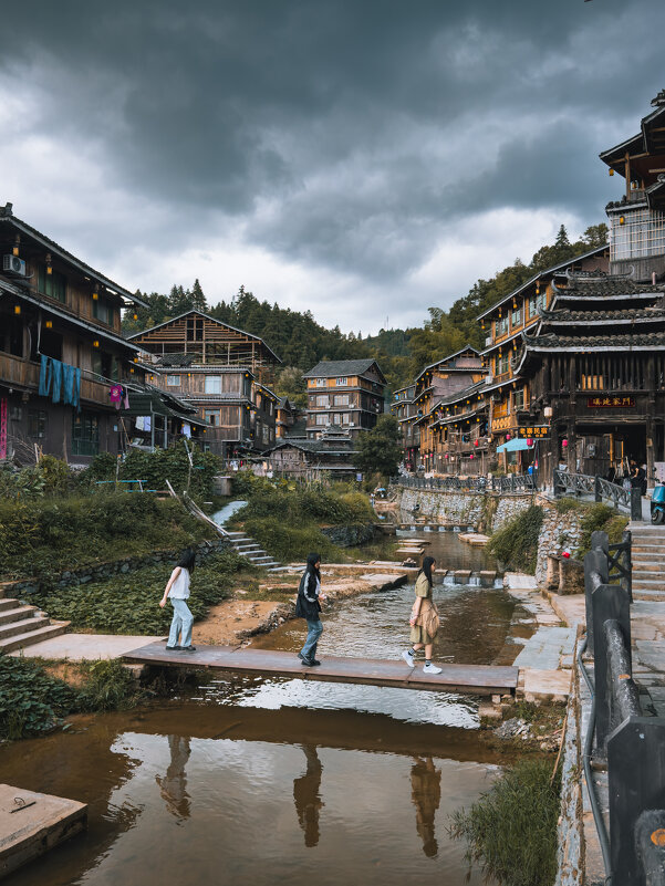 Деревня народности дун в провинции Гуйчжоу - Дмитрий Деревня народности дун в провинции Гуйчжоу - Дмитрий