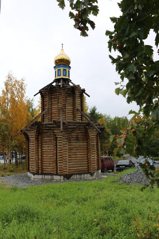 Строящаяся часовня - Ольга Строящаяся часовня - Ольга