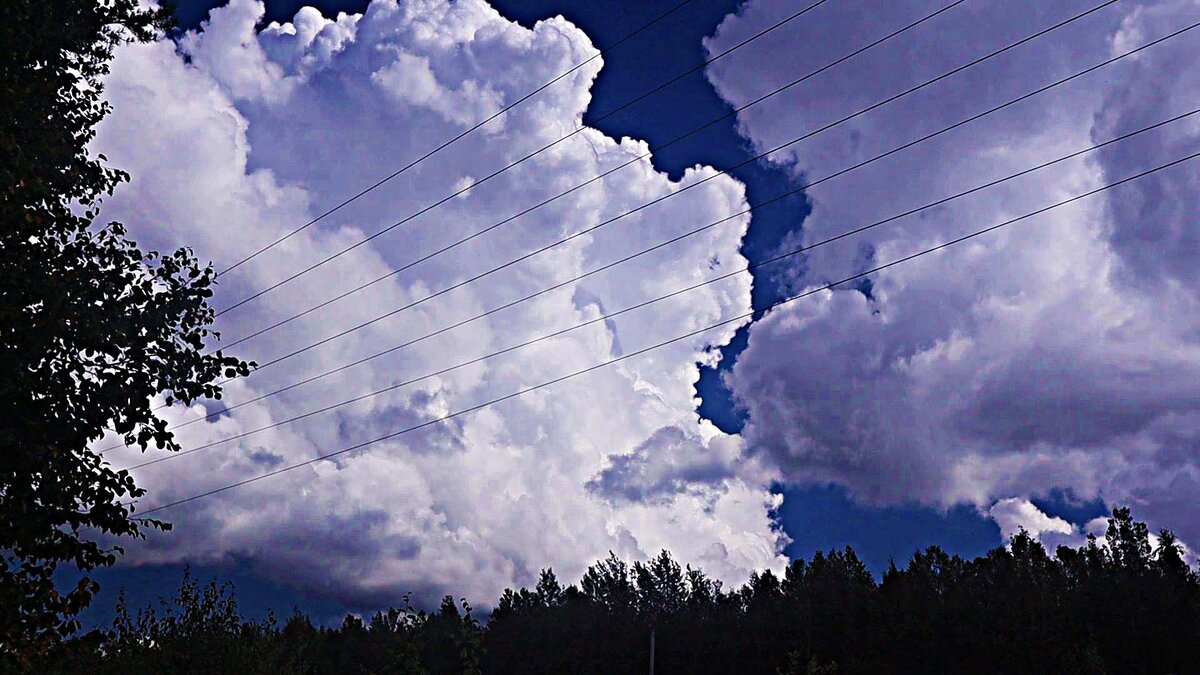 Август...Пышное кучевое облако над тайгой! - Владимир 