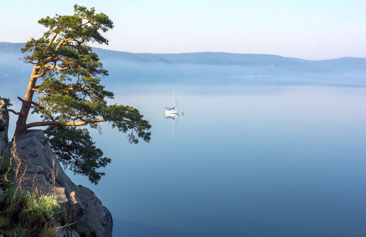 Утро на озере Тургояк. - Алексей Трухин
