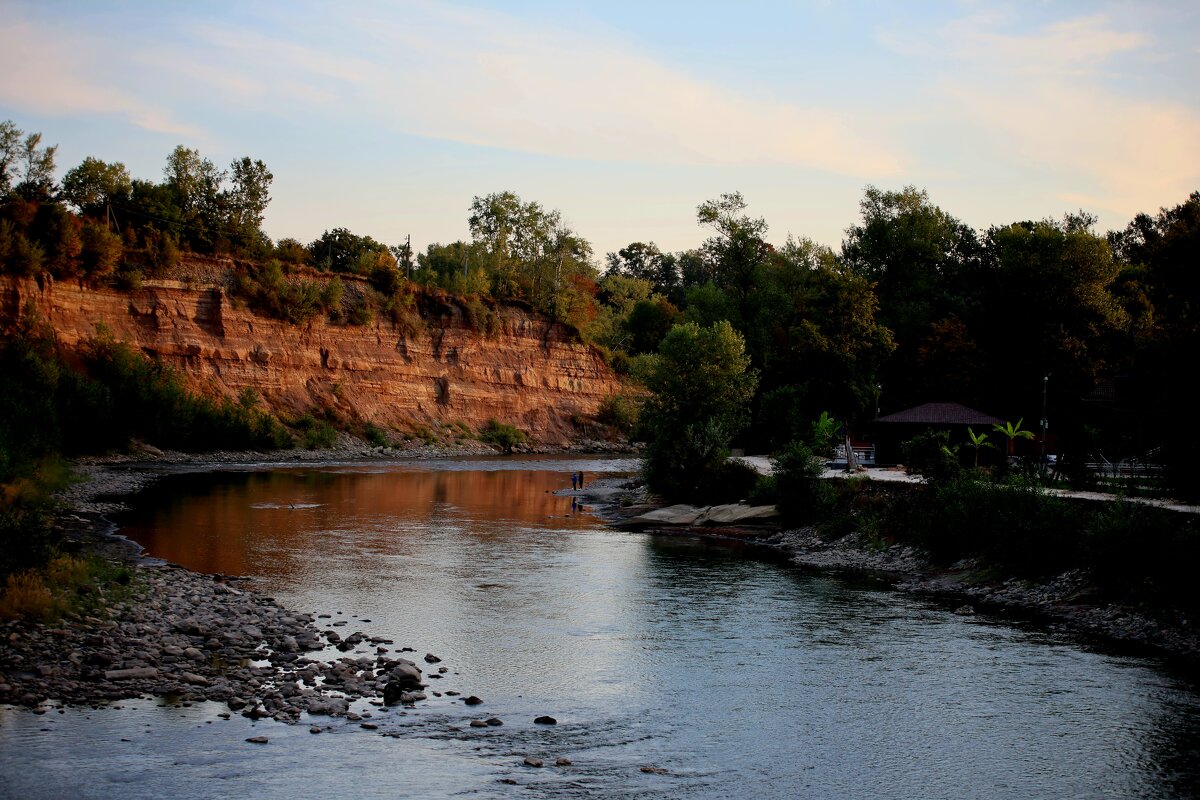 Адыгея, р.Белая, рассвет. - Evgeny Mameev