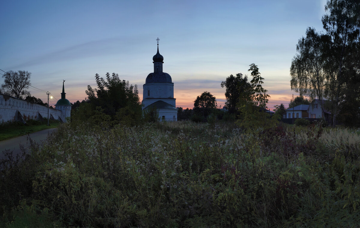Поздний вечер Александров / Храм Преображения Господня - Денис Бочкарёв