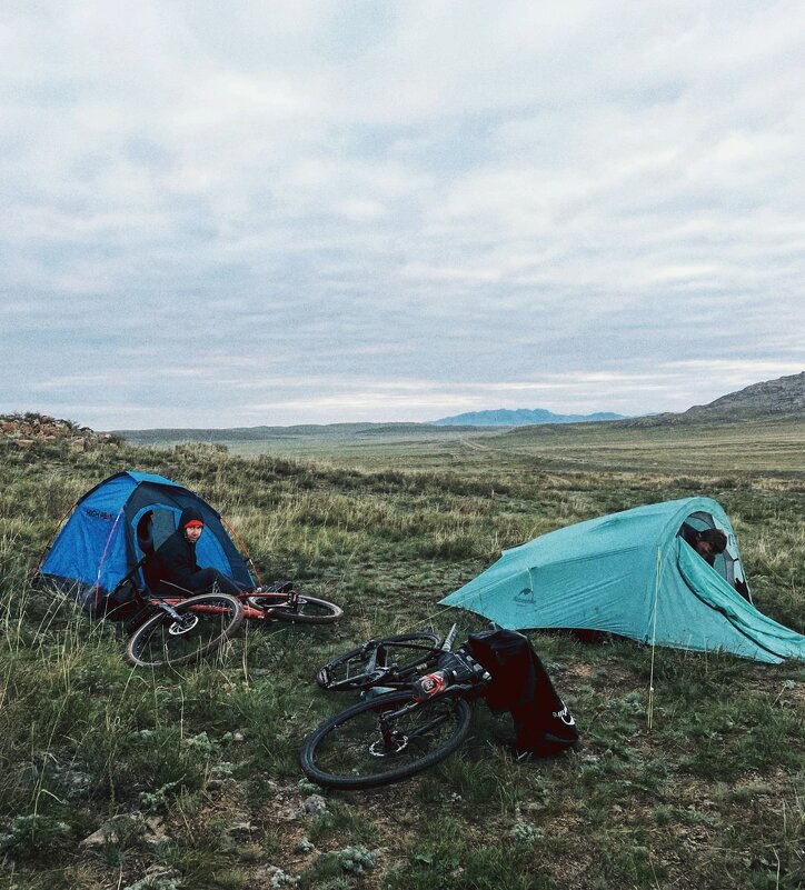 Лагерь велотуристов - Георгиевич 