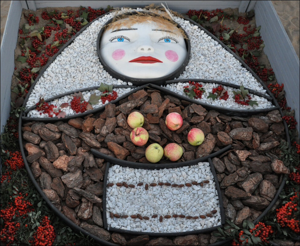 флористическая инсталляция "Воронежская матрёшка" - Татьяна Машошина