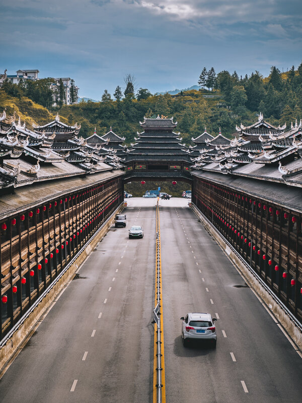 Мосты фэнъюй, или мосты ветра и дождя народности дун в Гуйчжоу - Дмитрий 