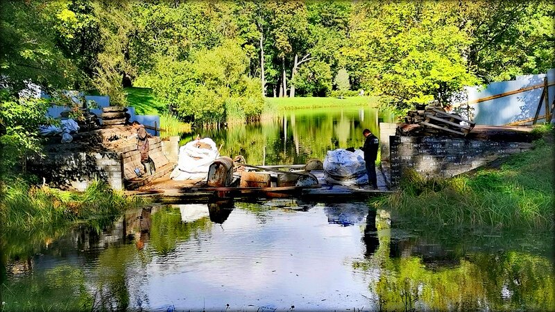 Ремонт плотины у Детского пруда - Сергей 