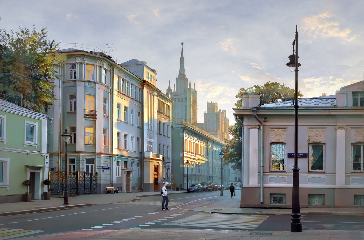 Москва. Малая Никитская улица. - В и т а л и й .... Л а б з о'в