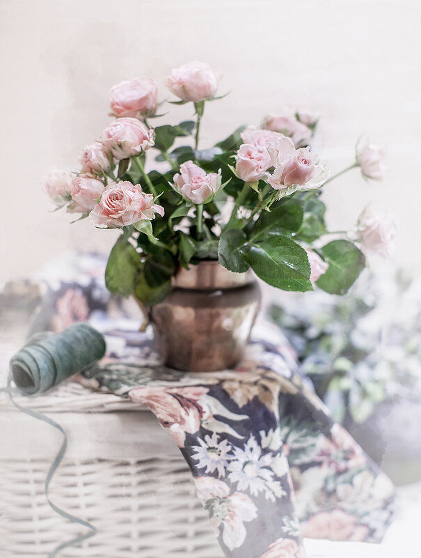 Букетик розовых роз. - Bosanat 