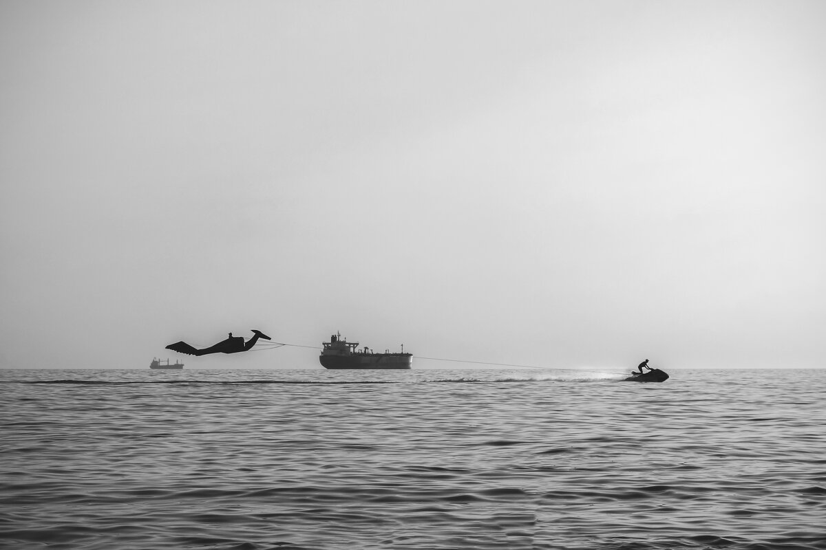 Водный аттракцион “Дракон” (чб) - Сергей Царёв