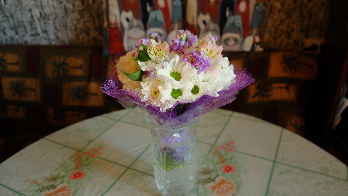 Букетик для Любушки,сегодня Вера,Надежда,Любовь,здоровья им и долгих лет жизни! - Sergey Gordoff