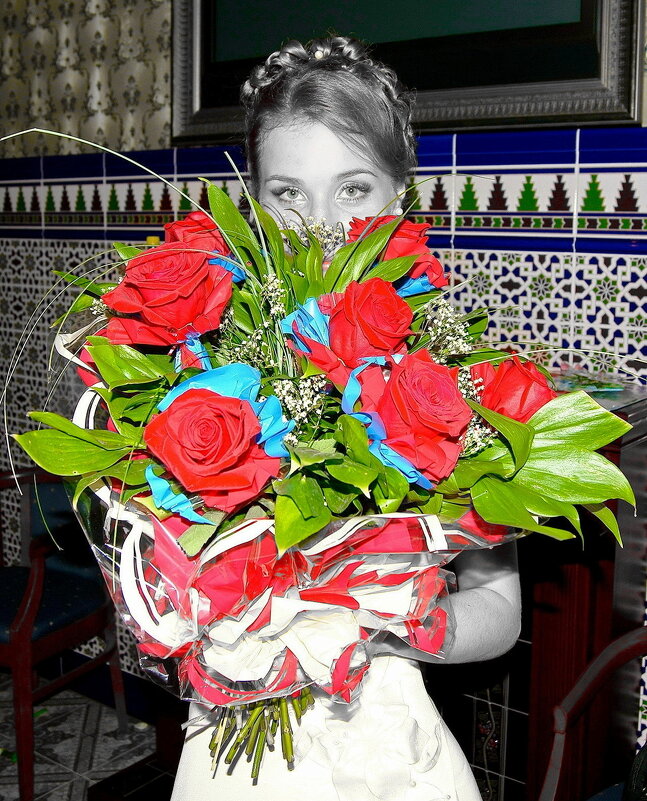 Невеста с букетом (вариант "стало") - Игорь Тельцов