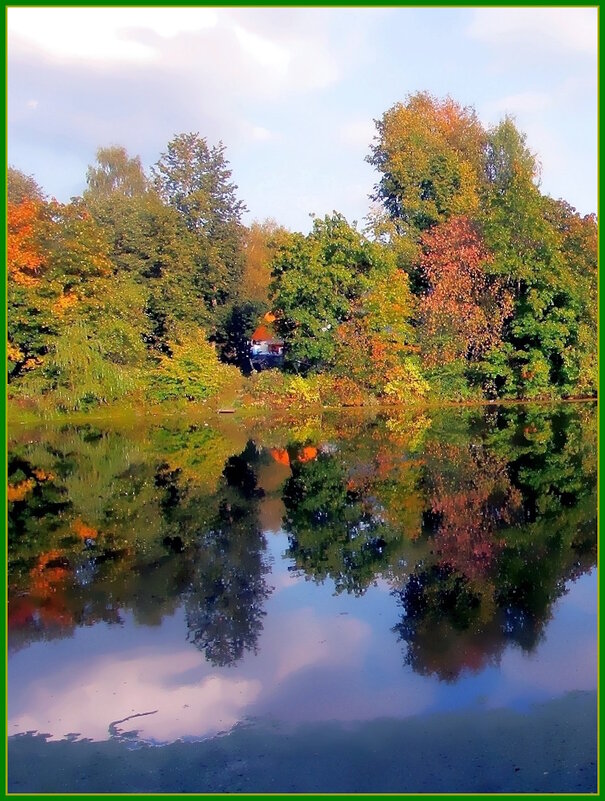 Осень у пруда - Ольга Довженко