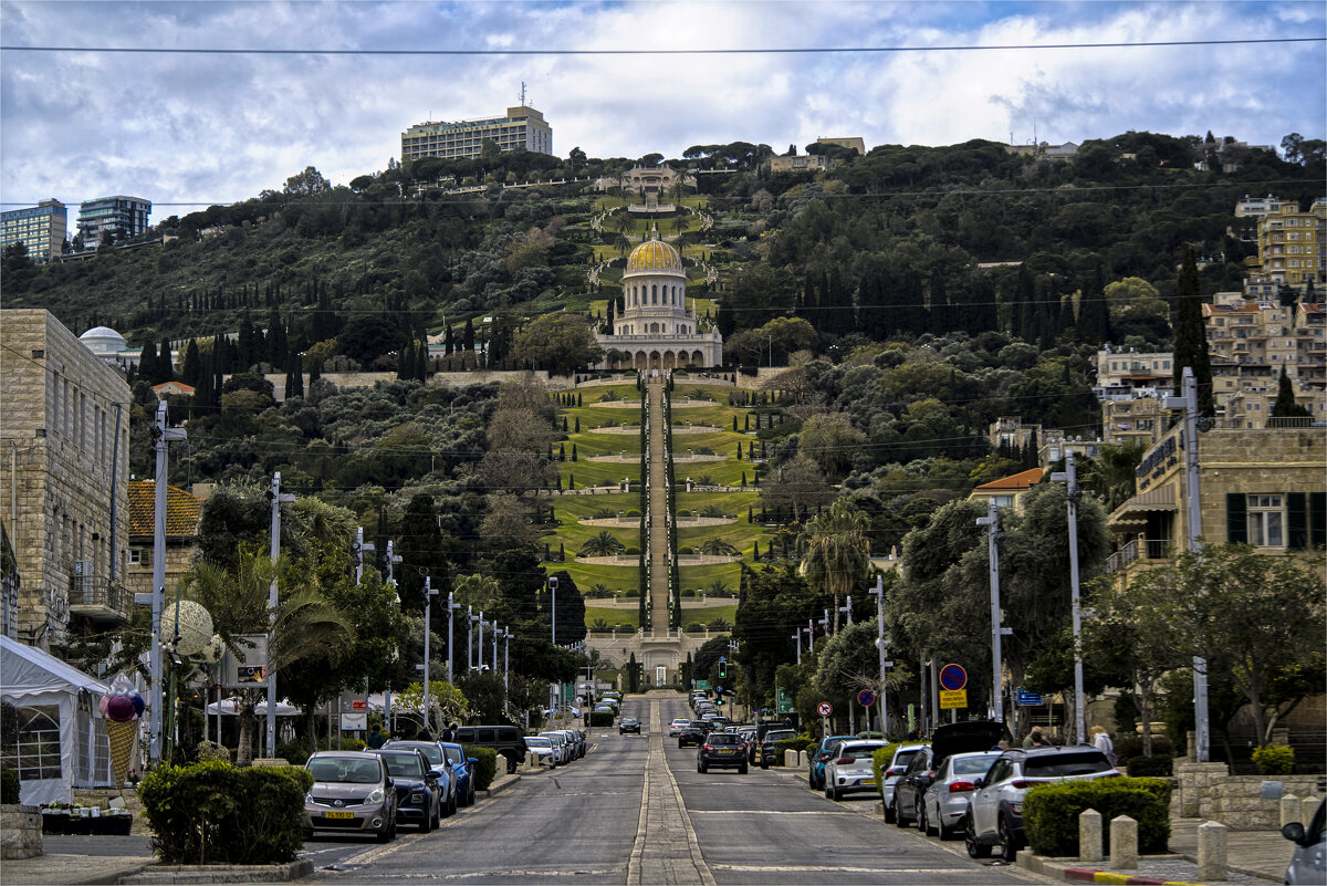 Хайфа Бахайские сады и усыпальница Баба. Цетр бахайской религии *север страны * Израиль 2025г - ujgcvbif 