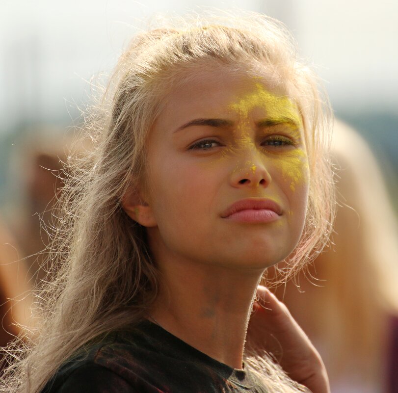 Портрет с битвы подушками и фестиваль красок - Владимир59 