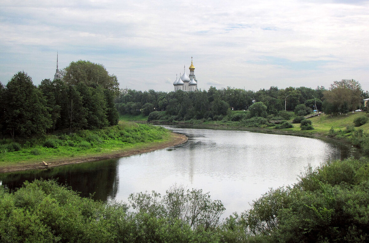 Река Вологда и Софийский собор - Александр Ильчевский 
