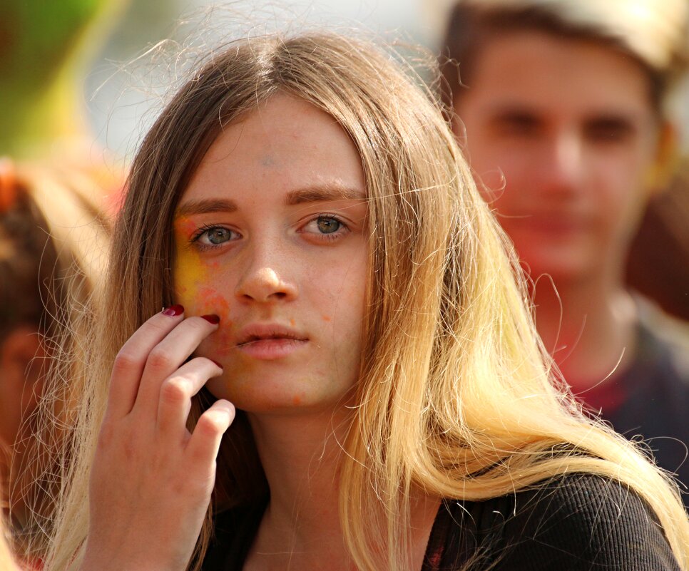 Портрет с битвы подушками и фестиваль красок. - Владимир59 