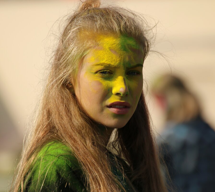 Портрет с битвы подушками и фестиваль красок. - Владимир59 