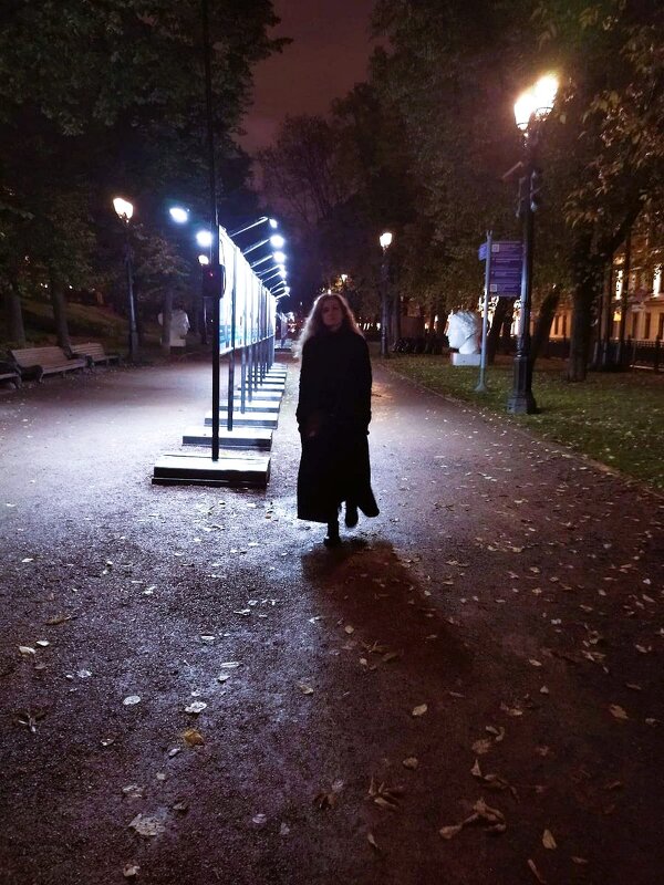 Вечером по бульвару. - Наталья Вязигина