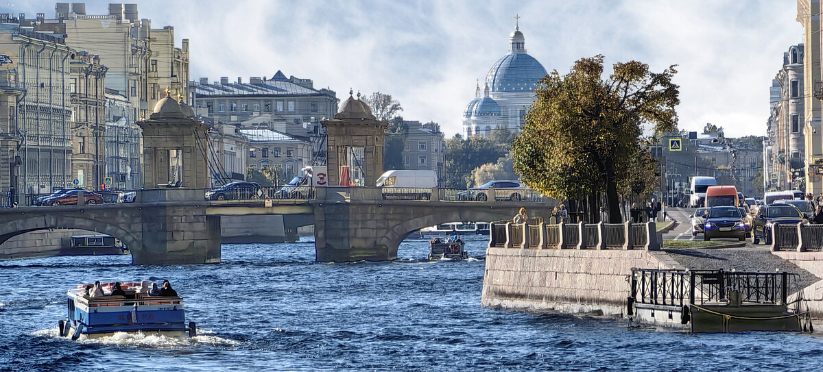 Петербург. Утренняя Фонтанка. Фотоэтюд - Стальбаум Юрий 
