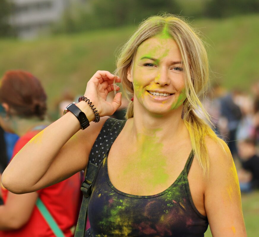 Портрет с битвы подушками и фестиваль красок. - Владимир59 