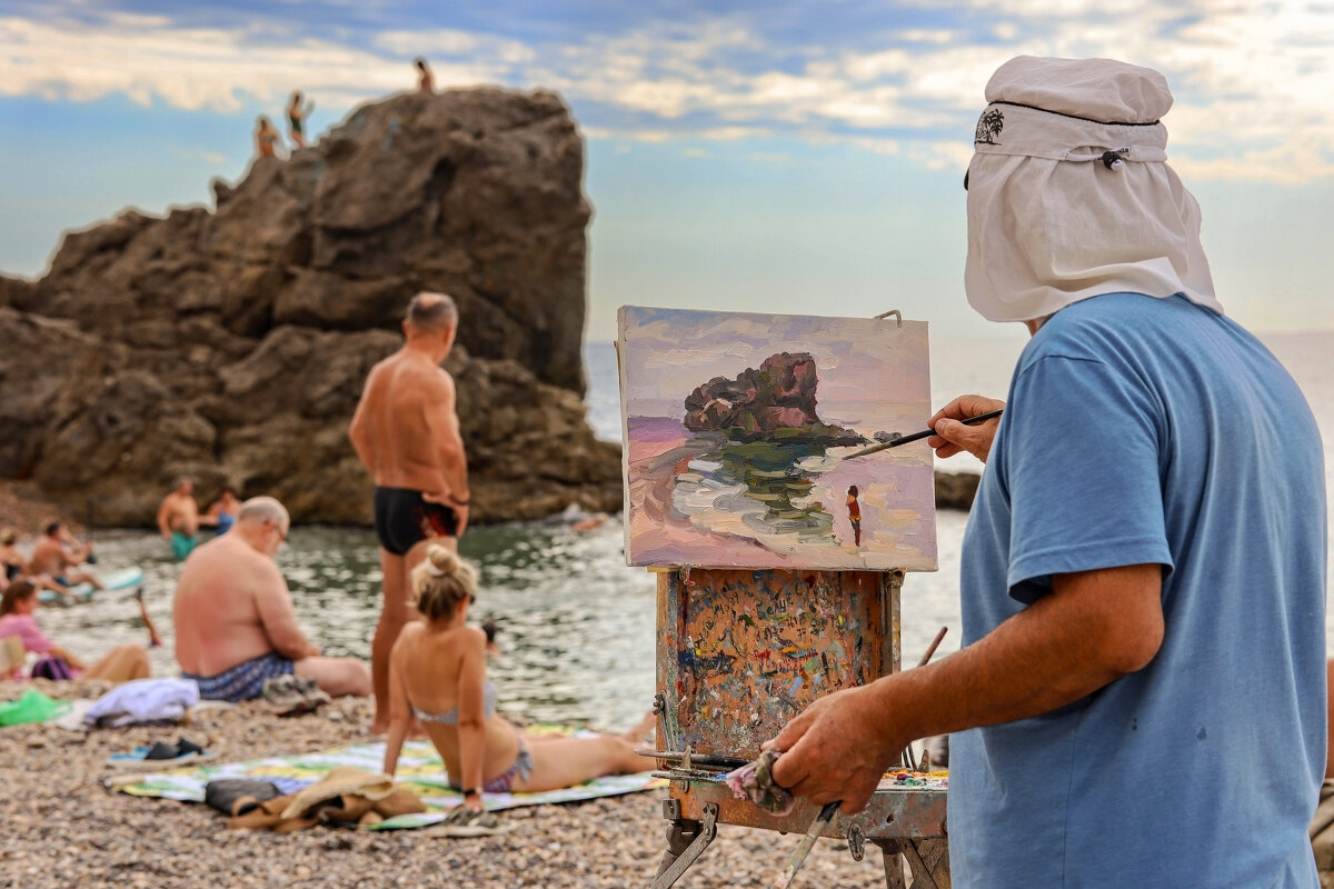 Пляж Лягушка - skijumper Иванов