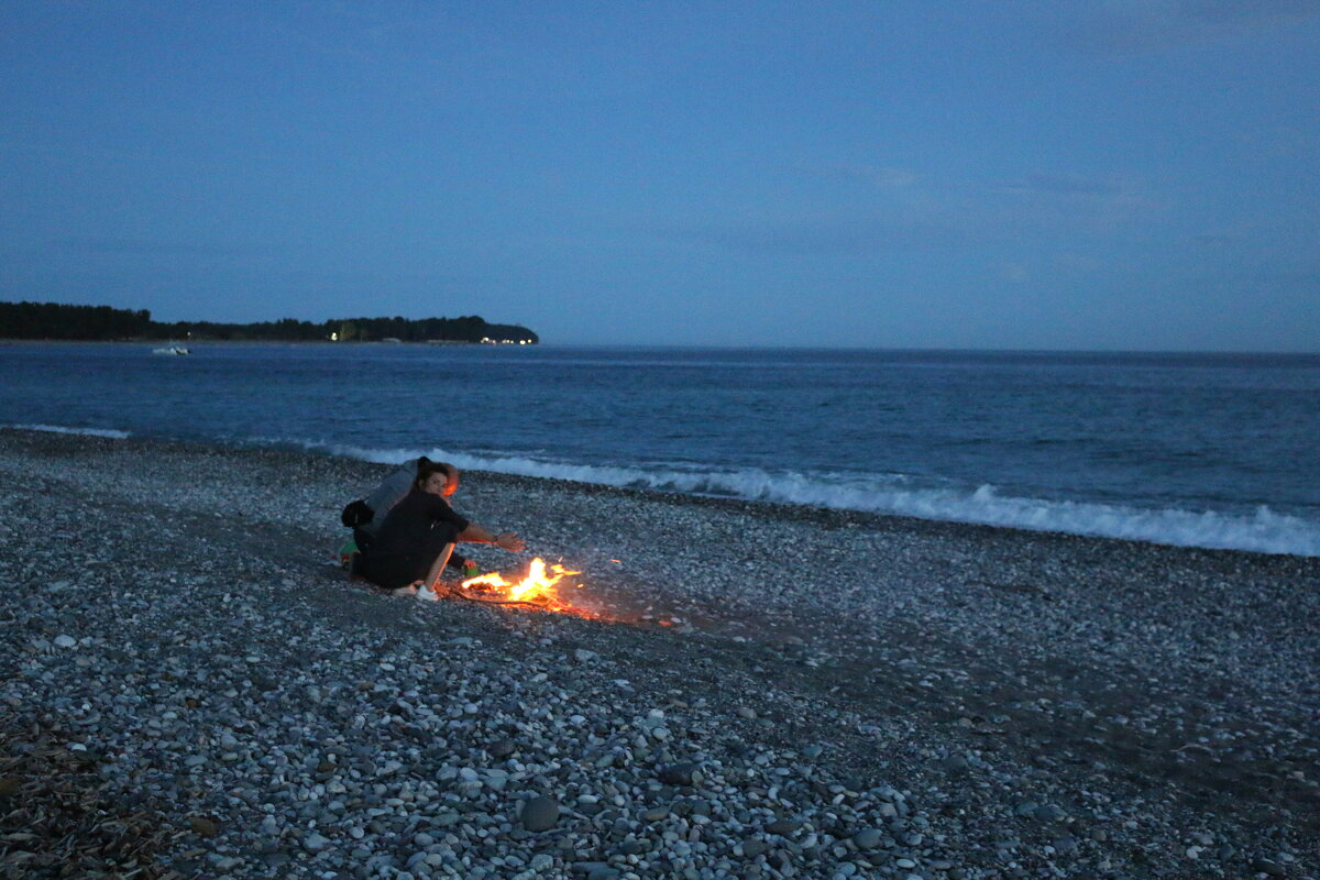 Вечер на берегу - Ольга 