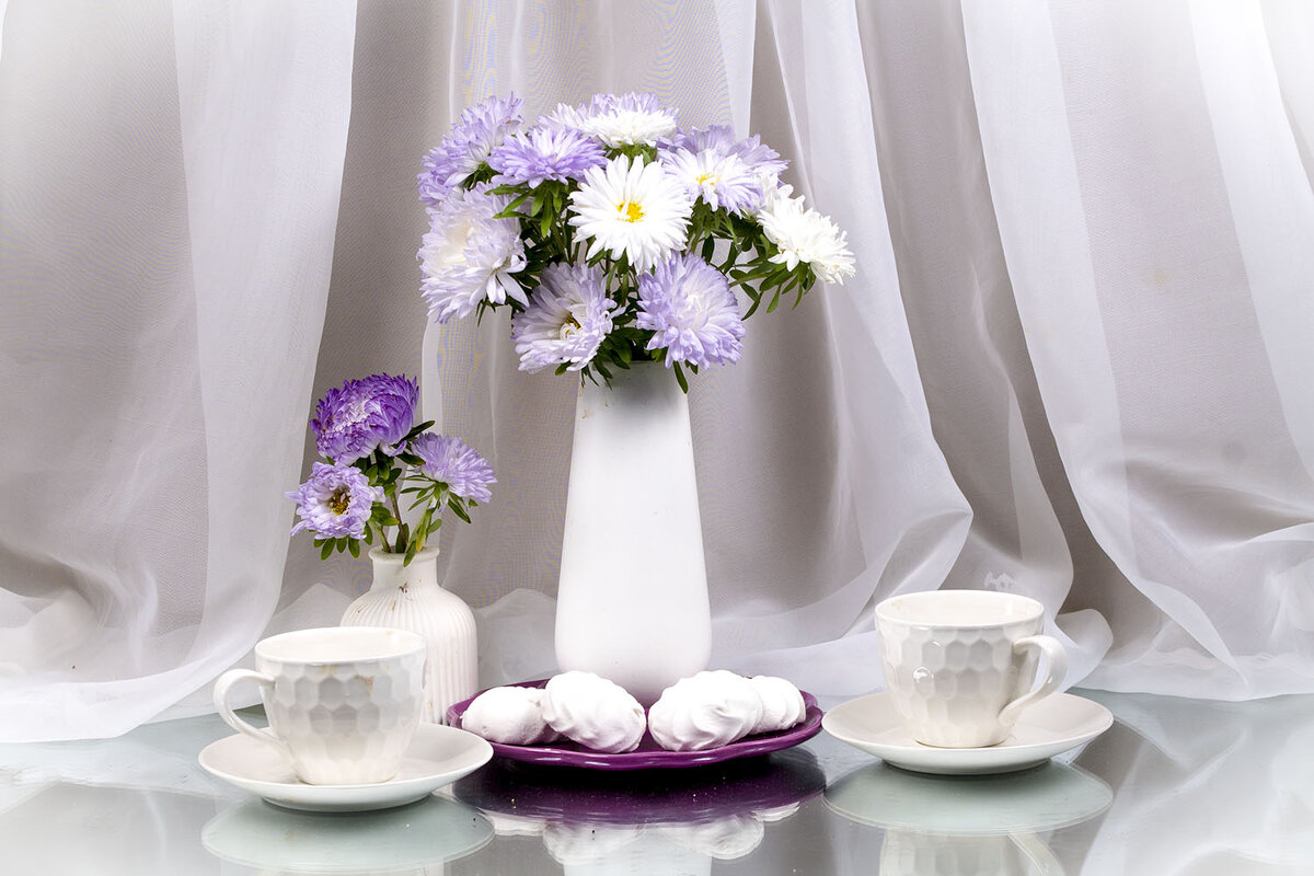 Нежные астры - Людмила Павловна Крышковец