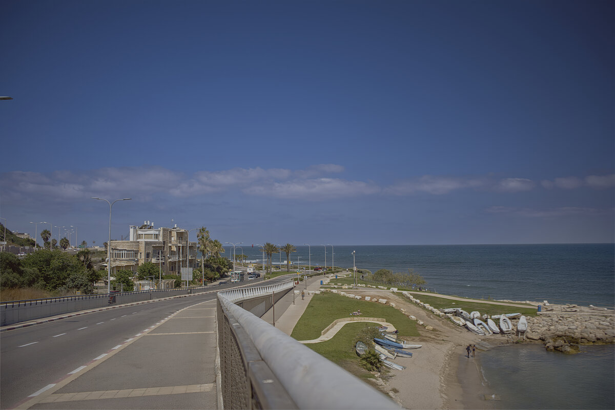 Израиль УТРО ,2025г, Пляж Бат-Галим - ujgcvbif 