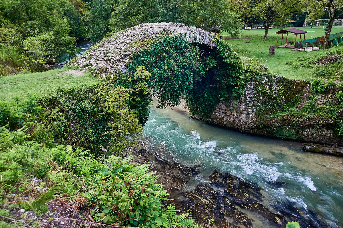 беслетский мост Абхазия - Александр Леонов