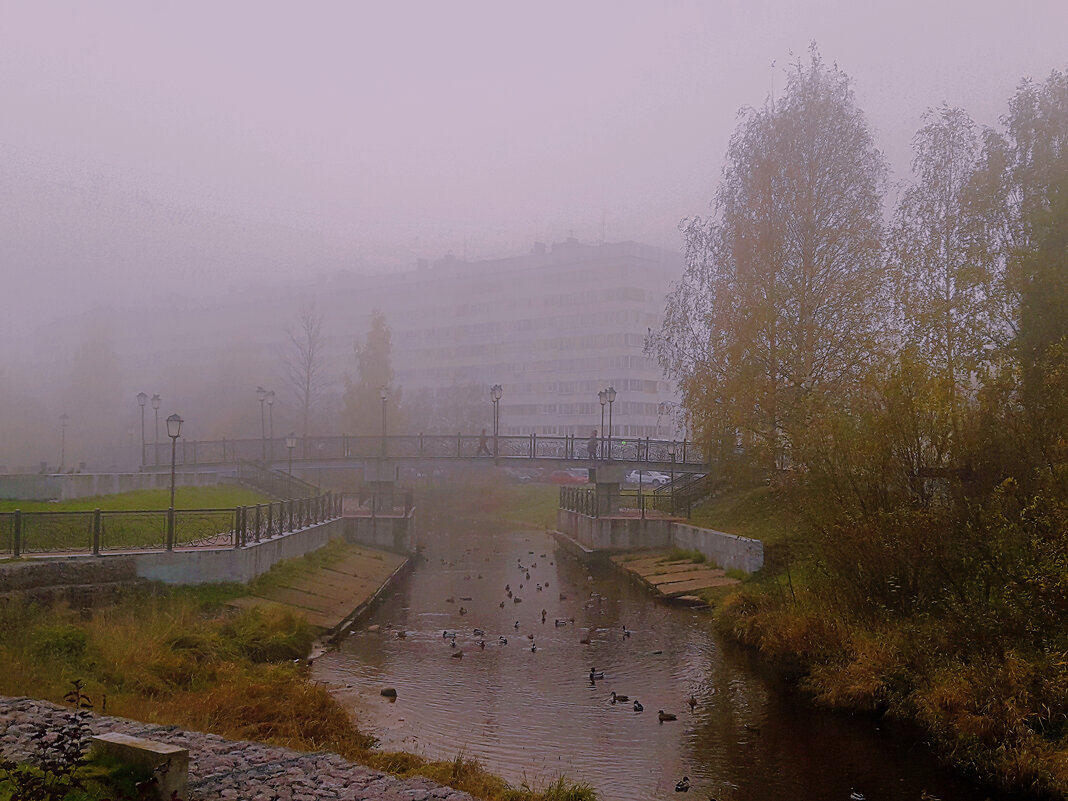 Осенний туман в городе - Сергей Кочнев