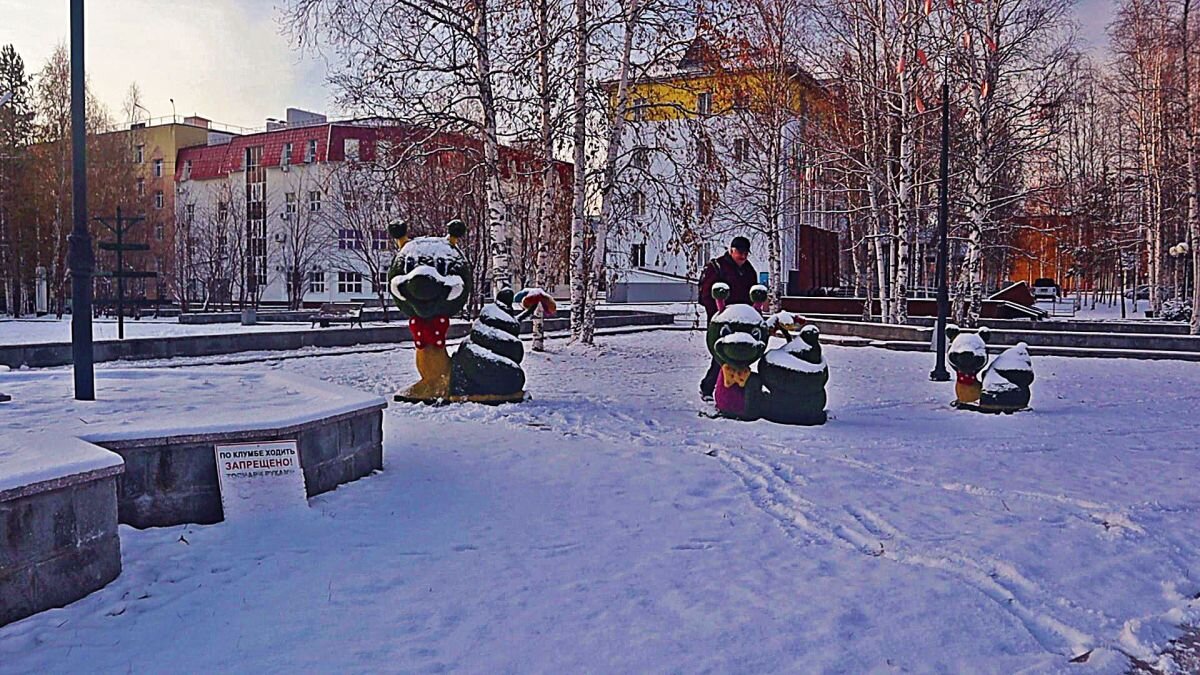 Октябрь...Утро в сквере Победы! - Владимир 