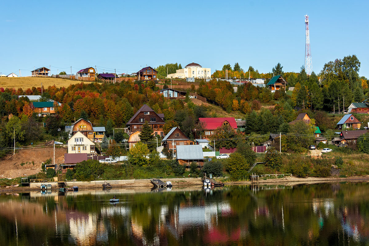 Осень на берегу Хохловки - Дмитрий Печенкин