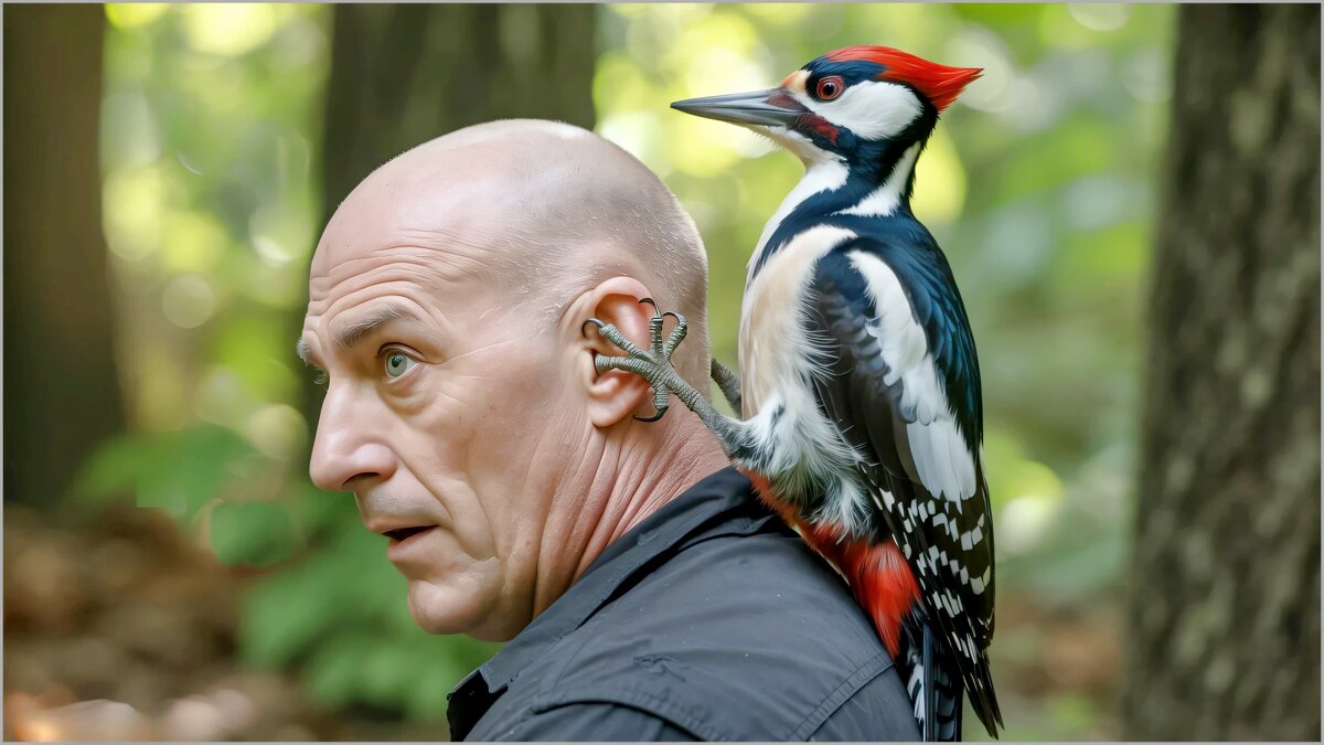 Тревожные мысли стучат в голову  :))    ( Аллегория.) - antri 