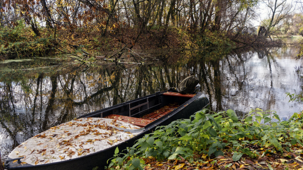 Лодка в листве - sorovey Sol