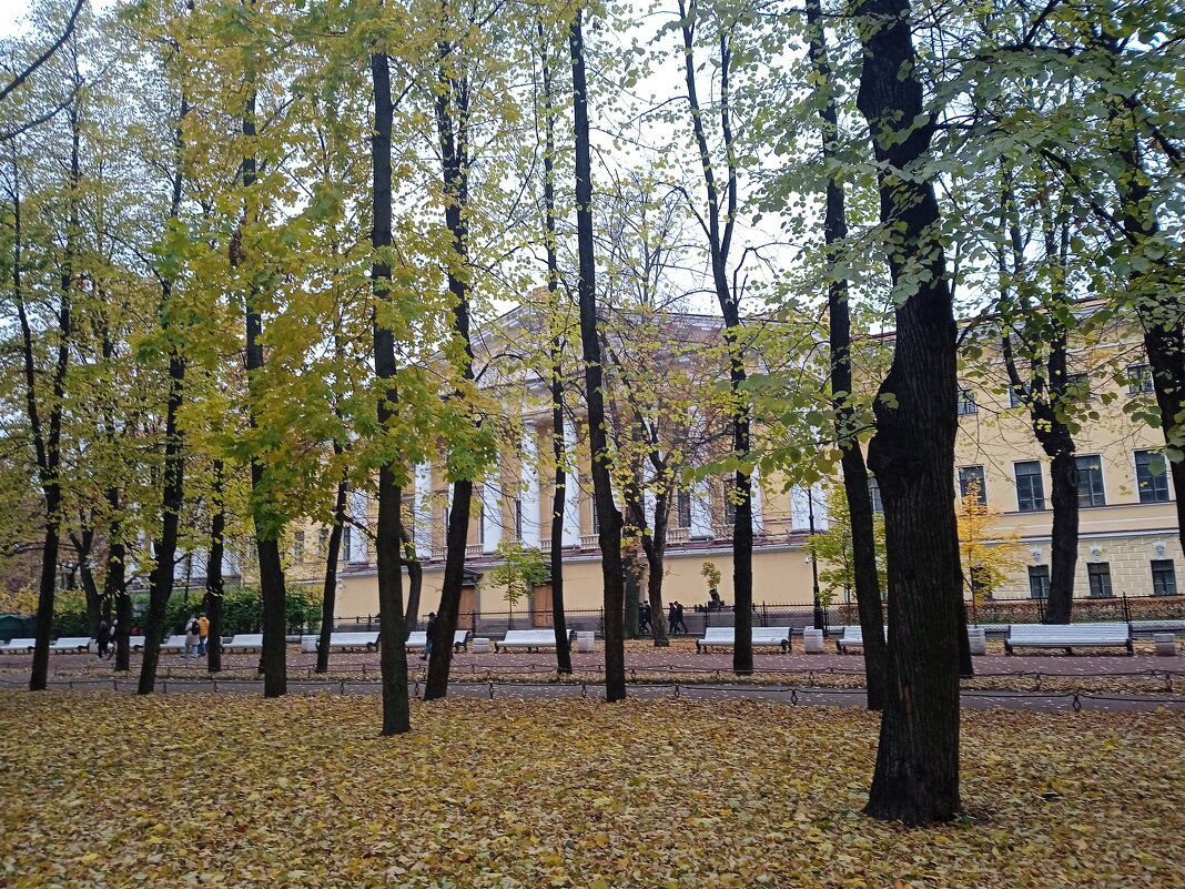 В осеннем парке. - Светлана Калмыкова Калмыкова