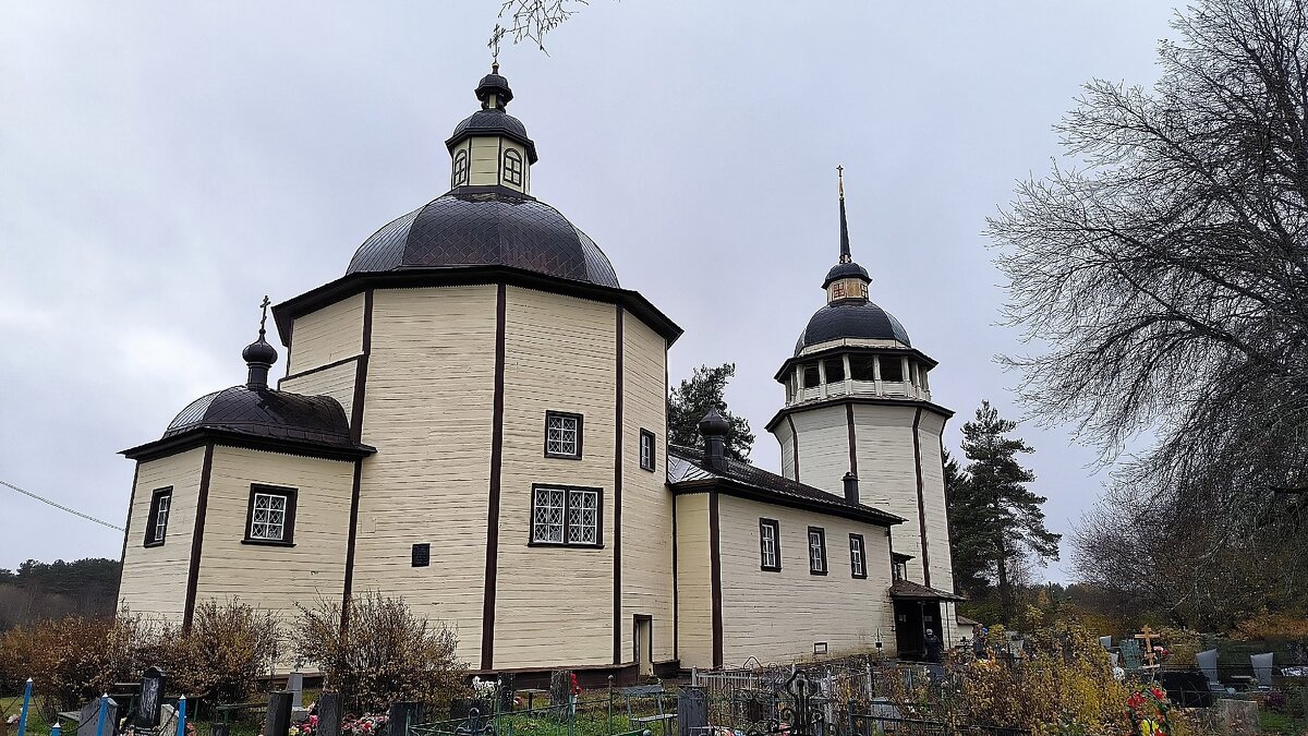 село Карполово (Важины).Воскресенская церковь. - Ольга 