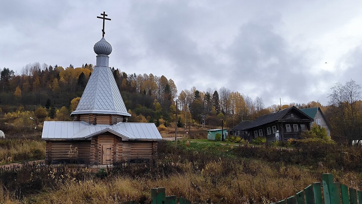 Часовня - купель в Согиницах. - Ольга 