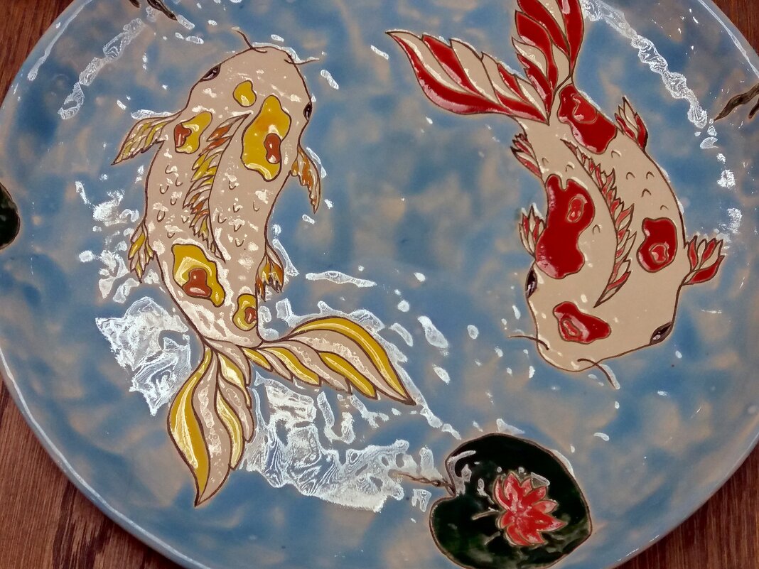 Тарелка "Рыбки" - Galina Solovova Тарелка "Рыбки" - Galina Solovova