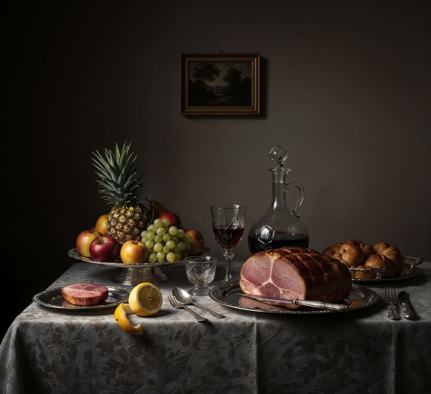 Натюрморт в стиле "малых голландцев" - Александр Семенов