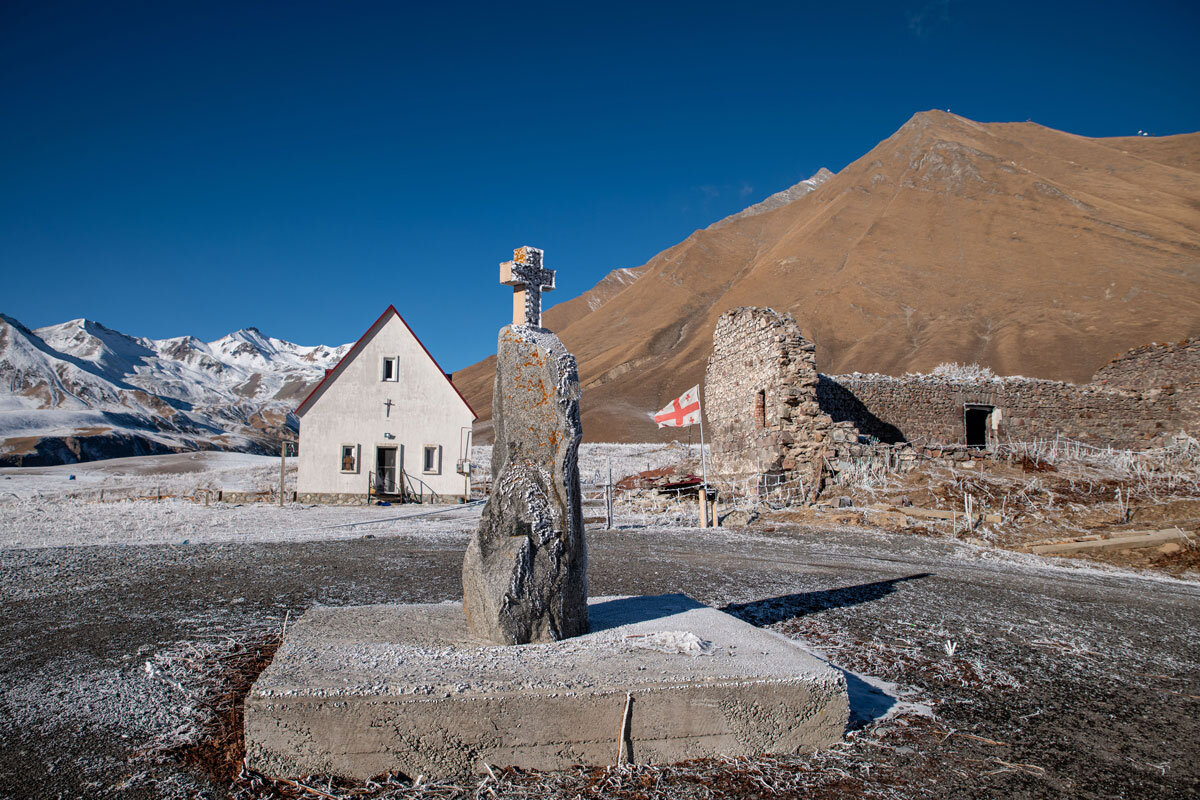 Крестовый перевал. Военно-грузинская дорога. Грузия. - Дина Евсеева