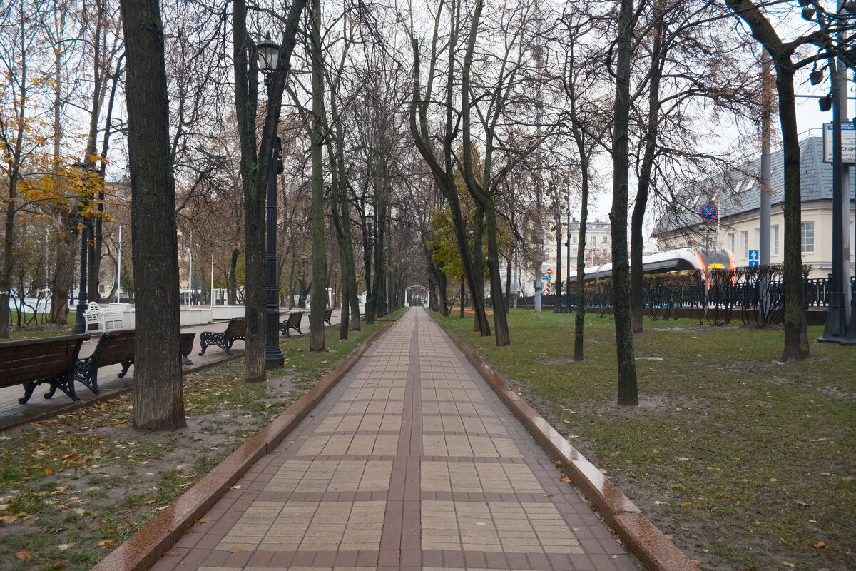 Чистопрудный бульвар за три дня до зимы. - Лютый Дровосек