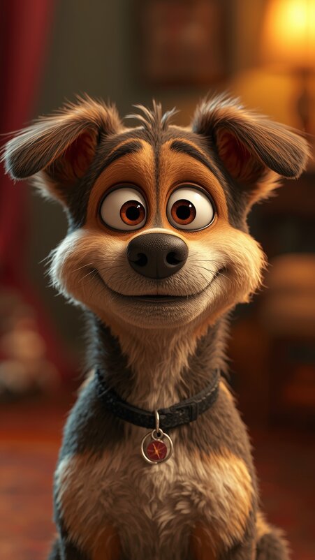 The cartoon dog - Vsevolod Boicenka