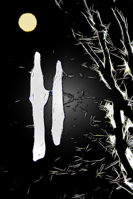 Два привиденья. С хеллоуином, друзья! Иллюстрация  к  стихам - Фотогруппа Весна