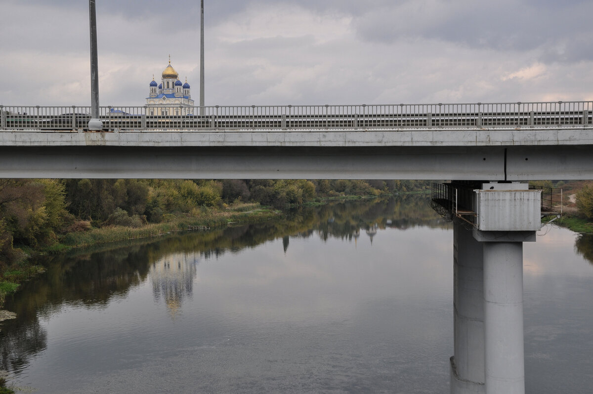 Река Большая Сосна, автомобильный мост - Татьяна Машошина