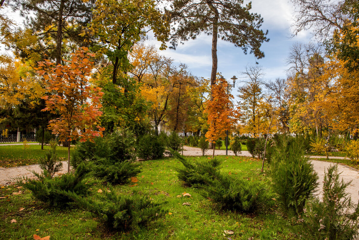 Осенний сквер. - Сергей Воротников Осенний сквер. - Сергей Воротников