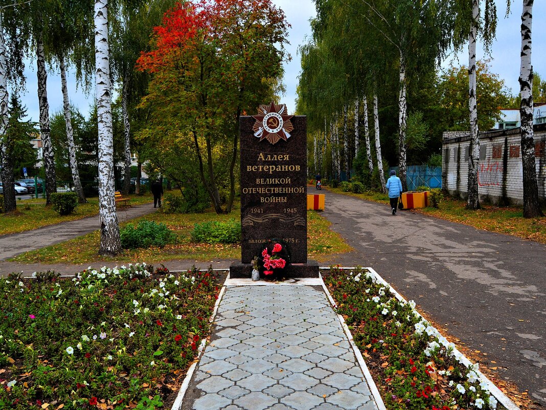 Новочебоксарск. Памятный знак «Аллея ветеранов Великой Отечественной войны». - Пётр Чернега
