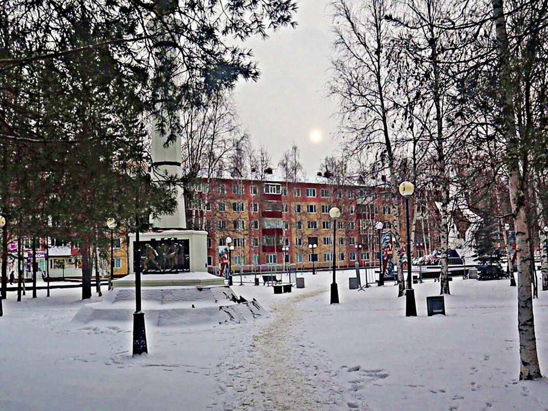 Ноябрь...Начало зимы в сквере Победы! - Владимир 