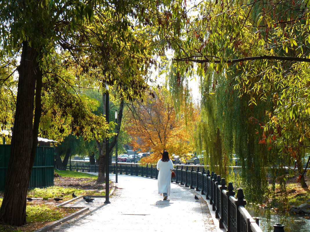 Осень на  набережной  Салгира - Валентин Семчишин