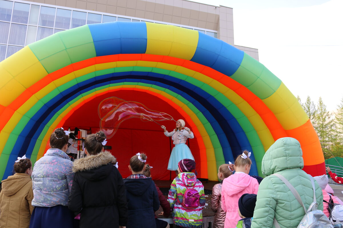 Шоу мыльных пузырей - Ольга 